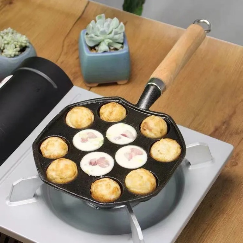 Kitchen Baking Brush - プロの誘導鋳鉄ガスストーブベーキングパン、14穴、パンケーキ、シリコンブラシ、家庭、キッチン、家庭用、ギフト
