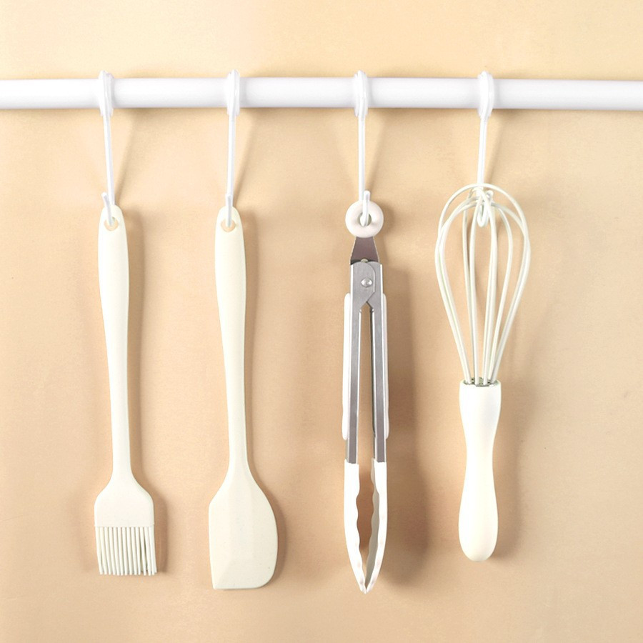 Kitchen Baking Brush - 3/4 個ベーキングセット食品グレードのシリコーン耐熱クリームスクレーパー卵ビーターグリースブラシキッチンツールケーキベーキングツール