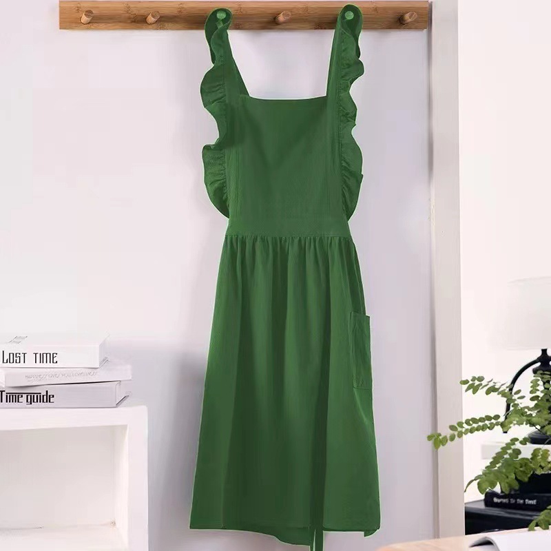 1PC フランス牧歌的な花屋芸術的なコットンリネンヴィンテー - Kitchen With Baking Area のレビューと価格