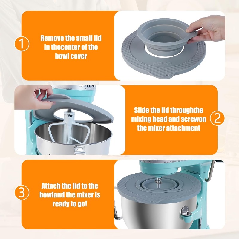 シリコン製ミキサーボウルカバー キッチンエイド4.5～5クォ - Kitchen Aid Baking Lid のレビューと価格