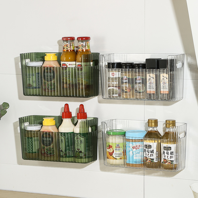 自己粘着式冷蔵庫収納ボックス大容量キッチンオーガナイザー多用 - Kitchen Baking Tray Storage のレビューと価格