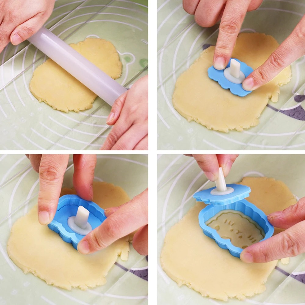 クッキー型スタンプ漫画ソーセージ犬クッキーカッタービスケット - Kitchen Baking Utensil のレビューと価格