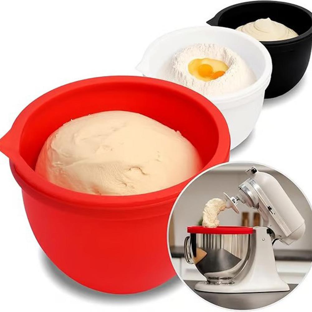 キッチン用シリコンボウルインサート、蓋付きスタンドミキサーボ - Kitchen Aid Baking Lid のレビューと価格