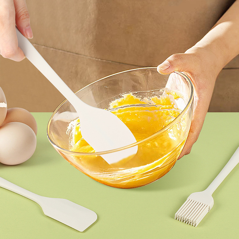 シリコンケーキスクレーパー,3個セット,キッチンベーキングセ - Kitchen Baking Brush のレビューと価格
