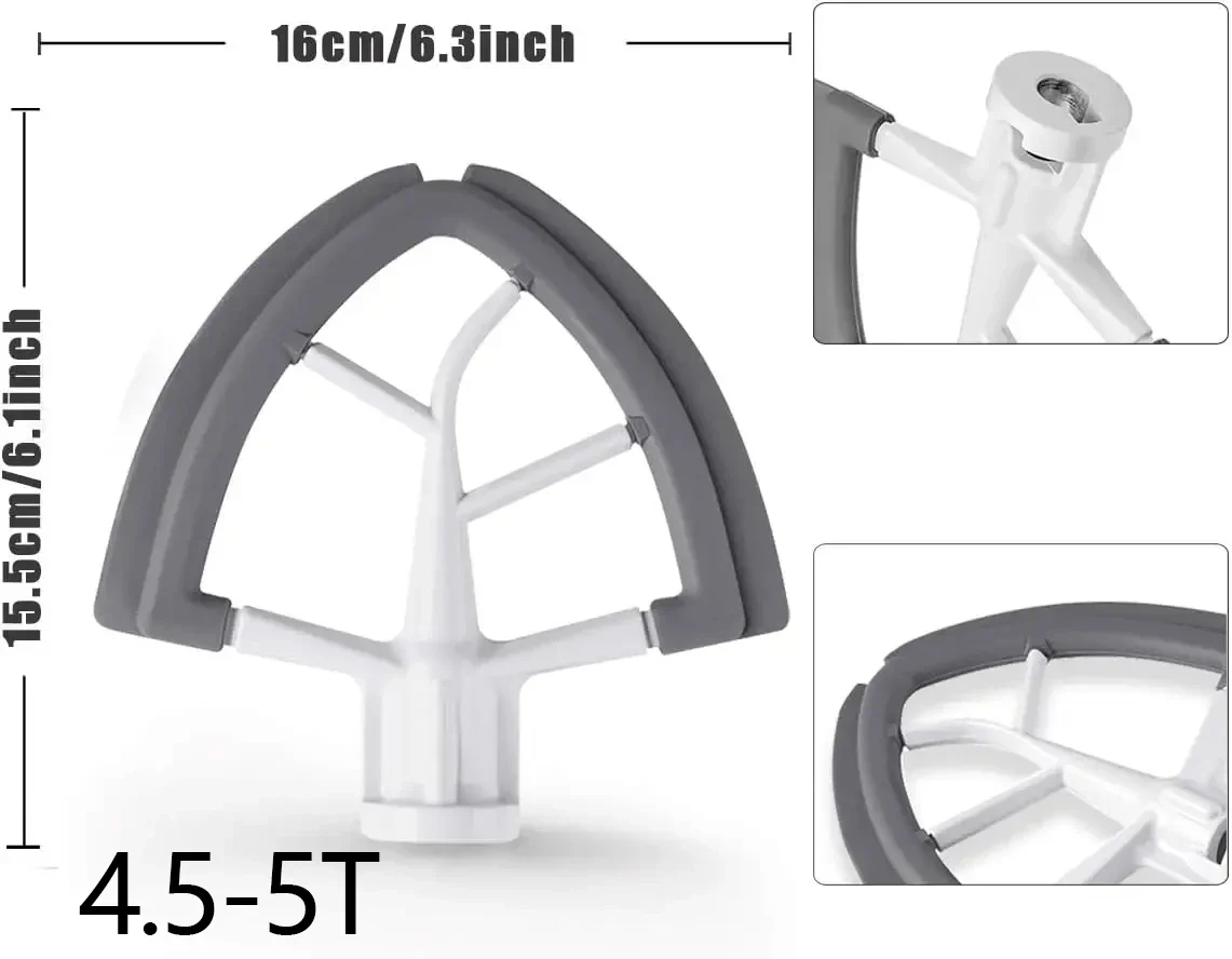 キッチンエイドのチルトヘッド式ミキサーに対応した4.5～5イ - Kitchen Aid Baking Mixer のレビューと価格