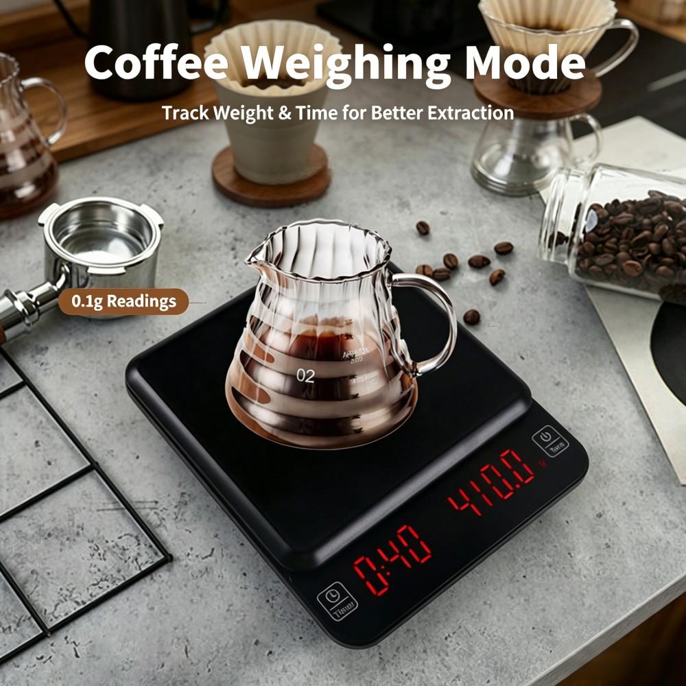 3kg/0.1g高精度デジタルコーヒースケール、LEDポータ - Kitchen With Baking Area のレビューと価格