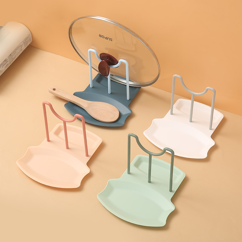 スプーンレストと鍋蓋ホルダー、取り外し可能な鍋蓋ラック、棚ス - Kitchen Baking Pan Organizer のレビューと価格