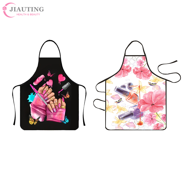 マニキュア印刷美容キッチン女性エプロン家庭用クリーニングピナ - Kitchen With Baking Area のレビューと価格
