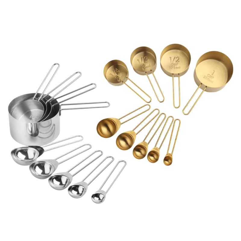 547F 4 個プレミアムキッチン測定ツールセットステンレス - Baking (Kitchen Ingredient) のレビューと価格