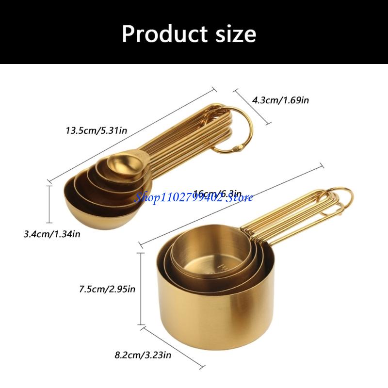 547F 4 個プレミアムキッチン測定ツールセットステンレス - Baking (Kitchen Ingredient) のレビューと価格