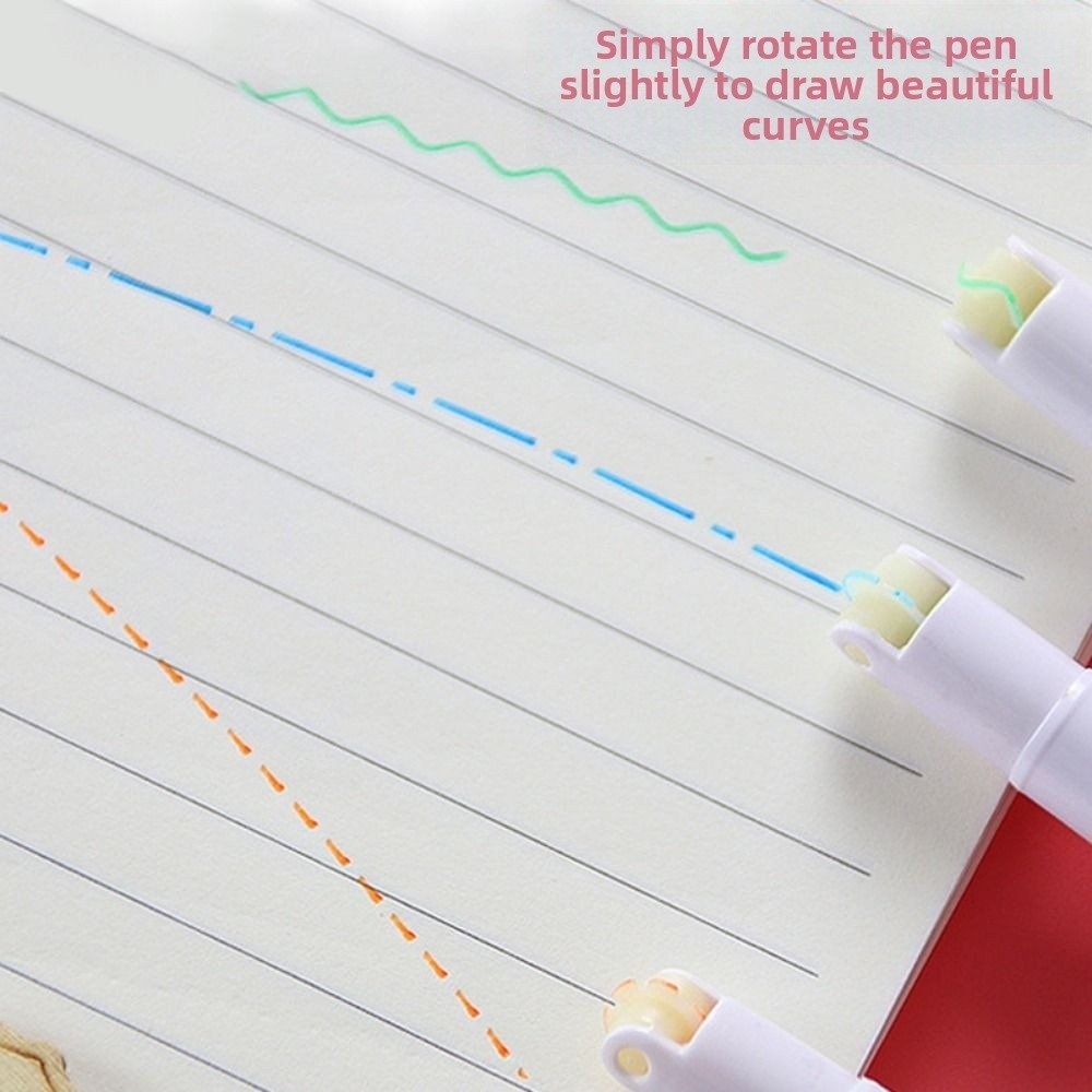 6 ピース/セットクリエイティブ花形カーブライナーペン花線形 - Decorating Tip Set のレビューと価格
