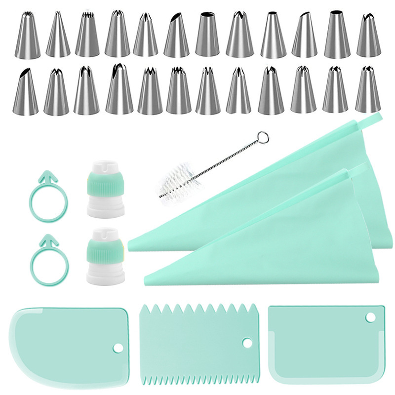 34個入りパイピングチップセット（TPUバッグ＆スクレーパー - Decorating Tip Set のレビューと価格