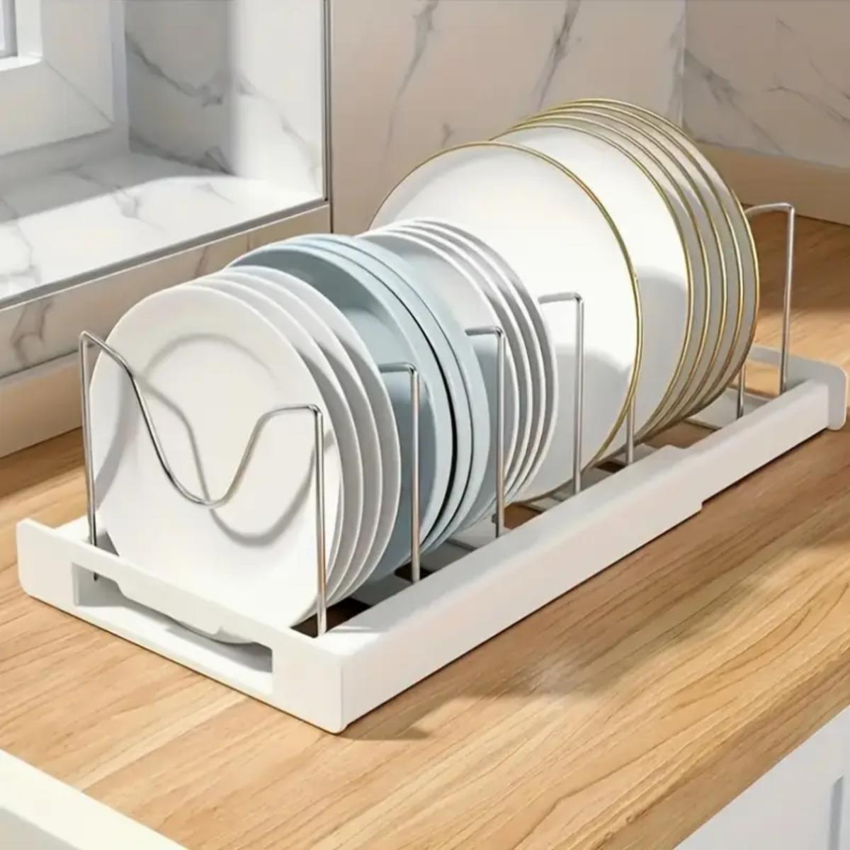 拡張可能なキッチンポットパンオーガナイザー、キャビネット下用 - Kitchen Baking Pan Organizer のレビューと価格
