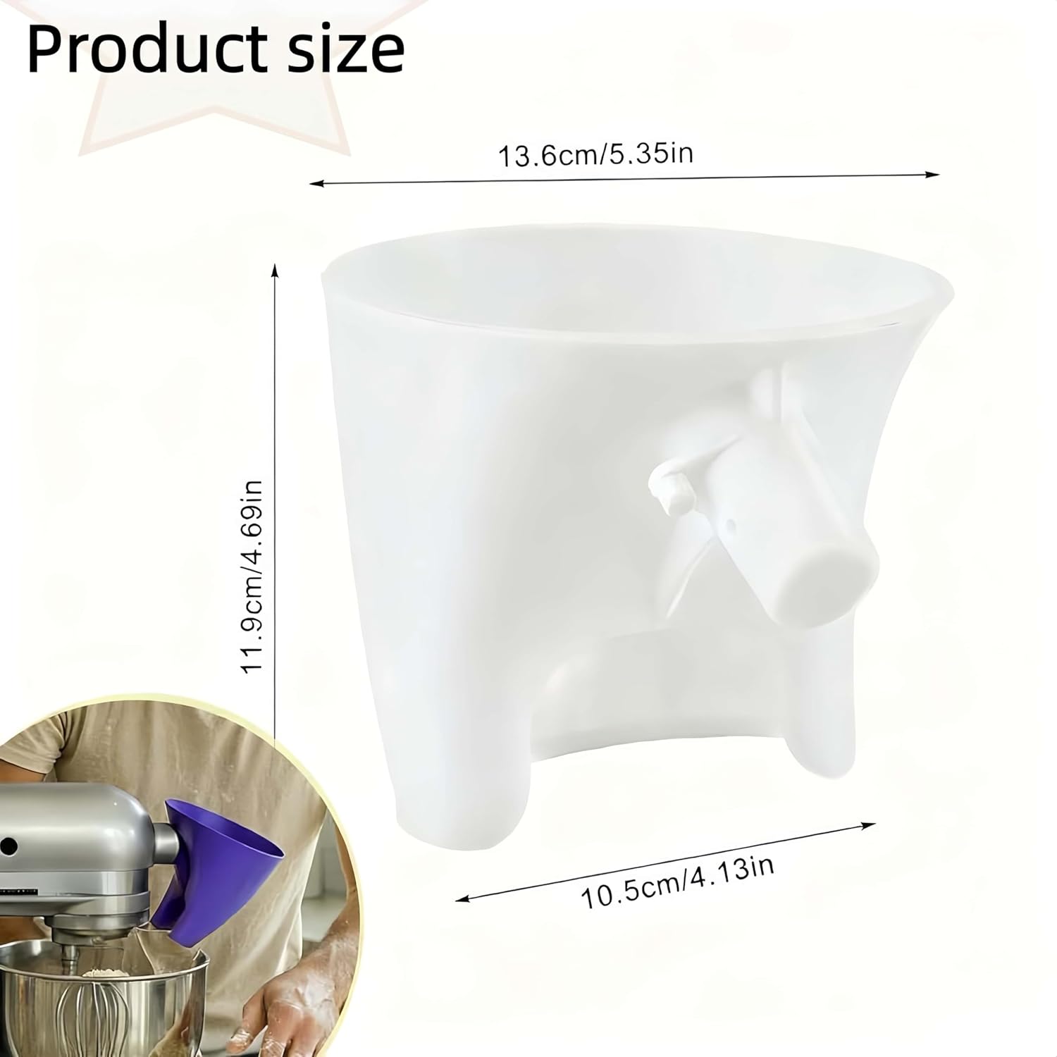 キッチンエイドミキサー用小麦粉ファンネルミキサー 5クォート - Kitchen Aid Baking Mixer のレビューと価格