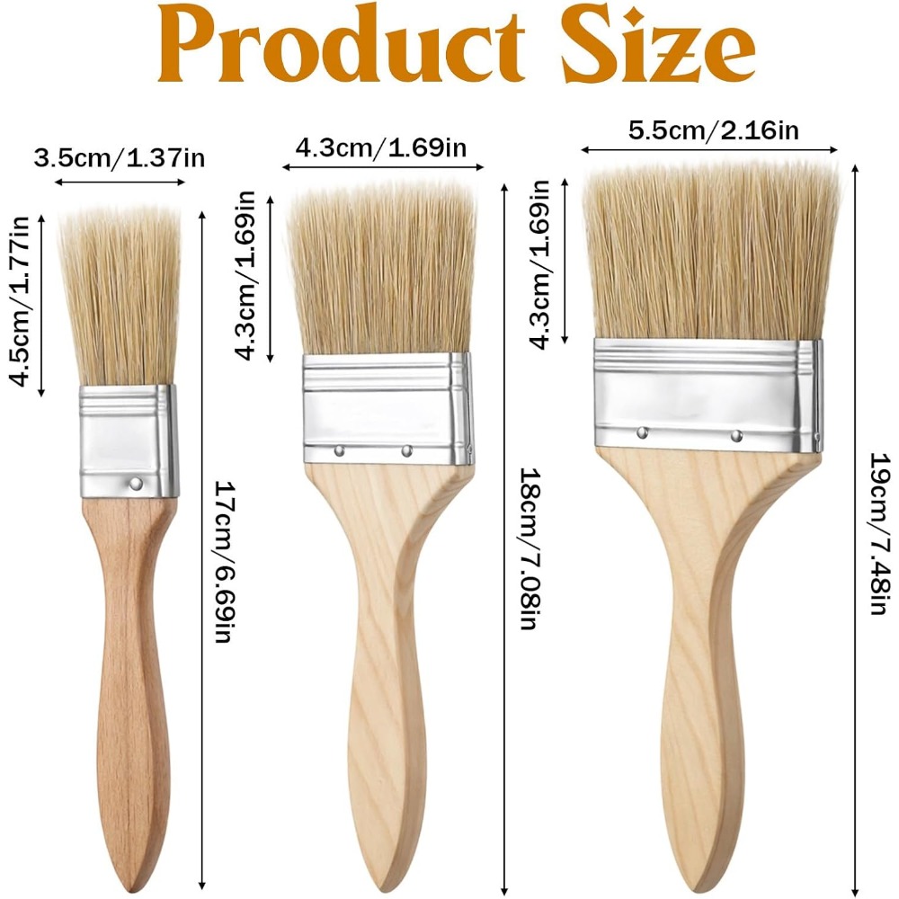 オイル、バター、ソース用のキッチン用ベーキングブラシ3本セッ - Kitchen Baking Brush のレビューと価格