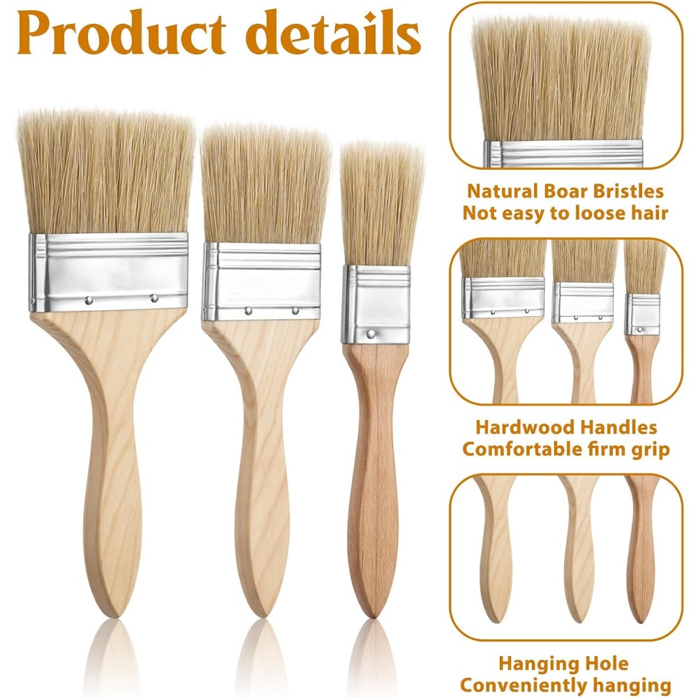 オイル、バター、ソース用のキッチン用ベーキングブラシ3本セッ - Kitchen Baking Brush のレビューと価格