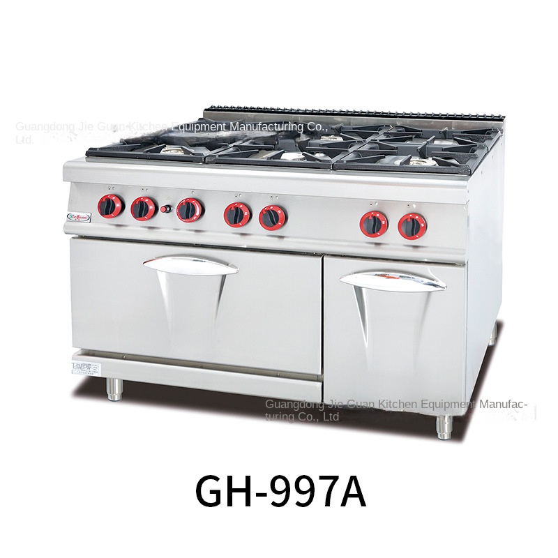 ジーグァン GH-797A 業務用厨房コンロ 縦型ガス6口ウ - Kitchen With Baking Area のレビューと価格
