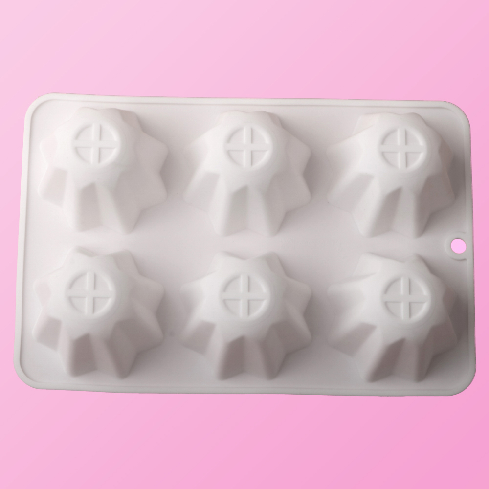 6 セル 8 コーナー パンドロ型シリコンケーキ型 クリスマ - Kitchen Baking Corner のレビューと価格