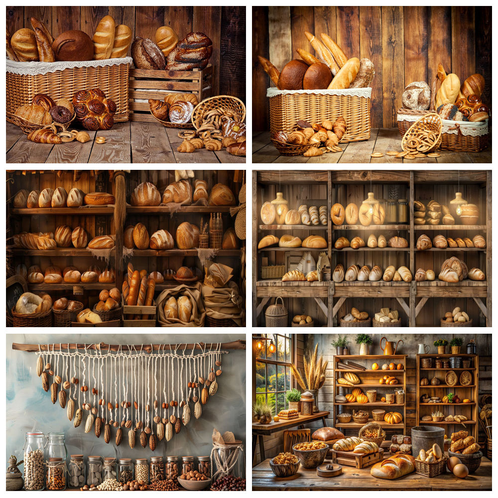 調理パンの背景写真撮影用ベーカリーベーキングパン食品ケーキ子 - Kitchen Baking Background のレビューと価格