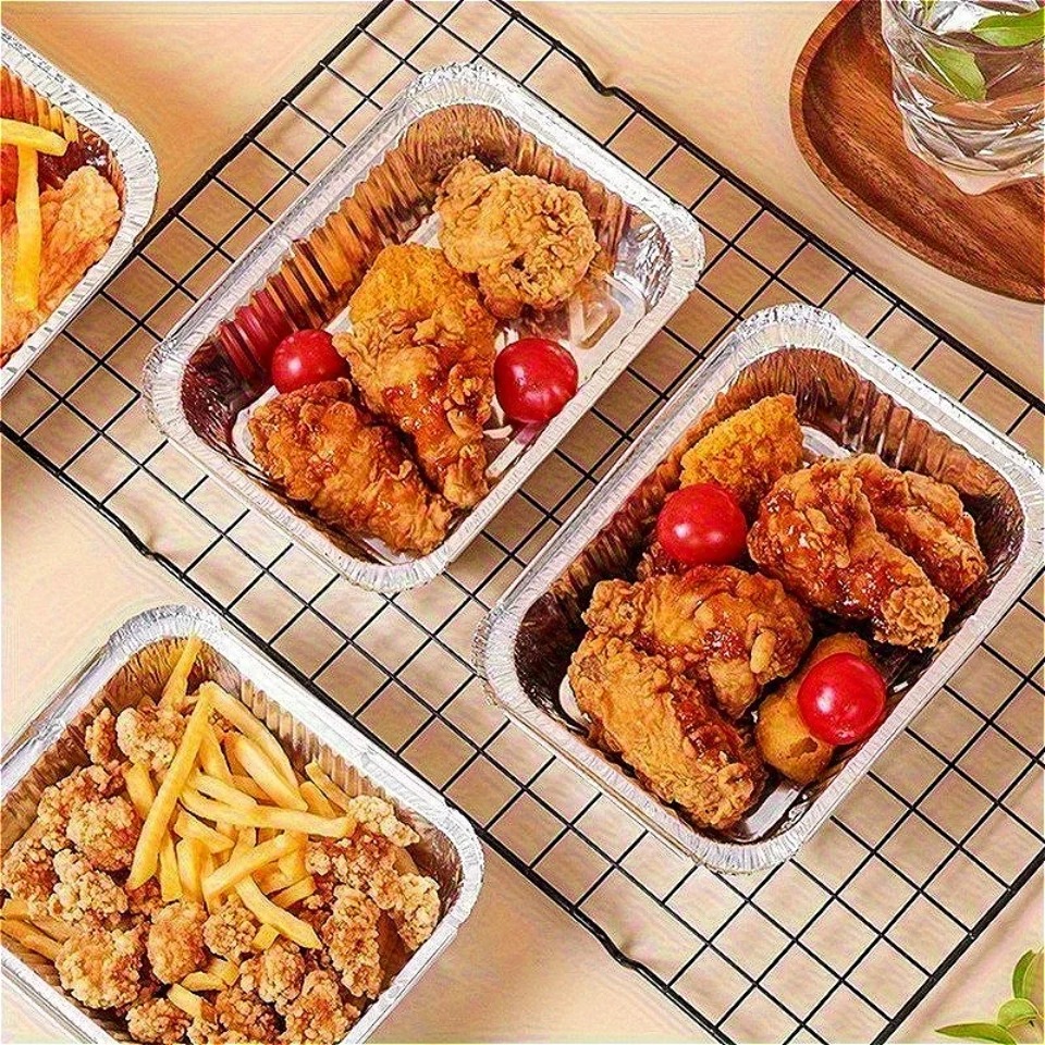 10/20 個使い捨てアルミ箔パン食品保存トレイ厚みのあるベ - Kitchen Baking Pan Storage のレビューと価格