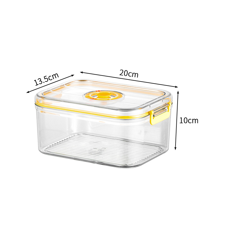 真空鮮度保持ボックス冷蔵庫密閉キャニスターウォーマー透明食品 - Kitchen Baking Tray Storage のレビューと価格
