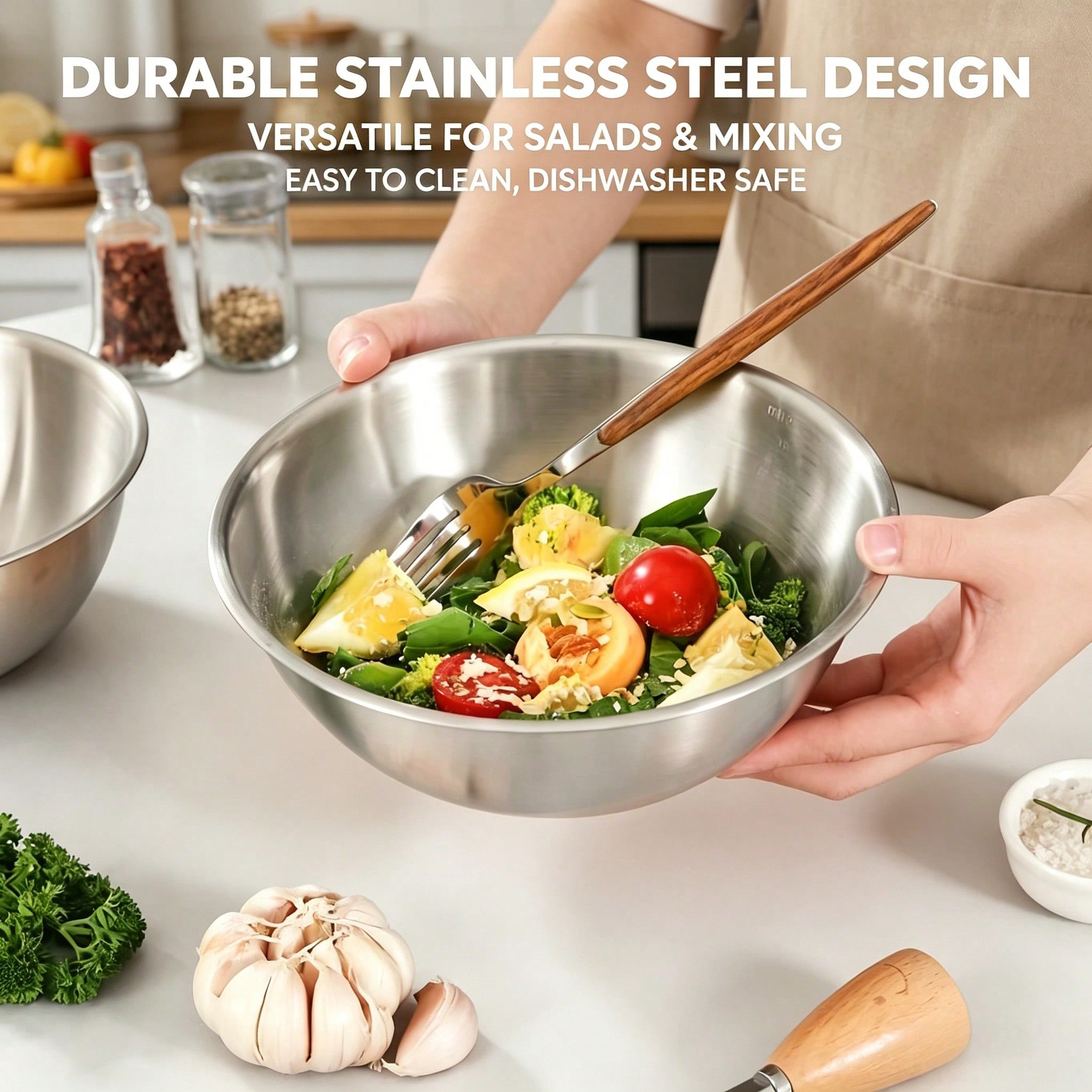 4個入り/多機能キッチンステンレスボウル、ベーキング、卵や生 - Baking (Kitchen Ingredient) のレビューと価格