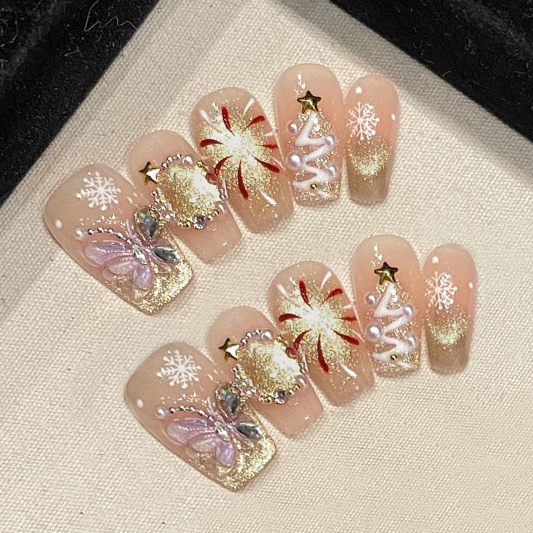 10枚セット 付け爪 ネイルチップ フェイクDIYネイル 手 - Decorating Tip Set のレビューと価格