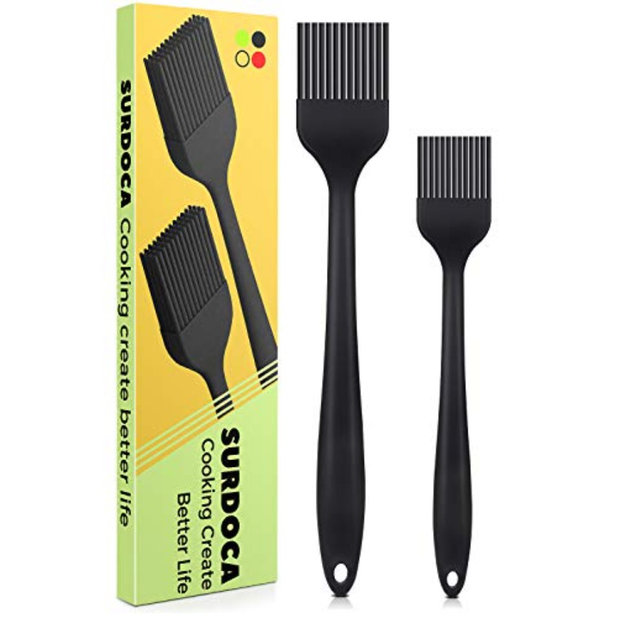 シリコン製ペストリーブラシ - 2本セット 10インチ+8イ - Kitchen Baking Brush のレビューと価格