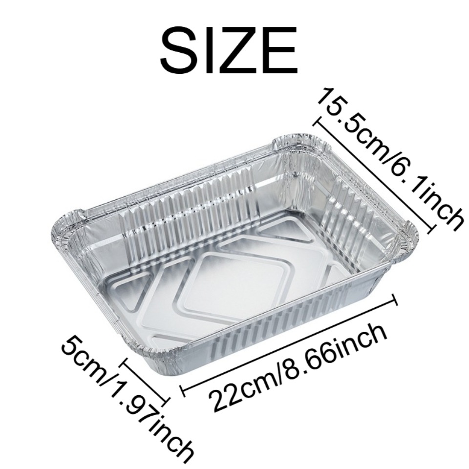 10/20 個使い捨てアルミ箔トレイ肥厚食品保存パンベーキン - Kitchen Baking Pan Storage のレビューと価格