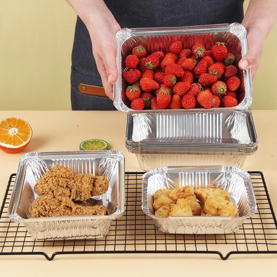10/20 個使い捨てアルミ箔トレイ肥厚食品保存パンベーキン - Kitchen Baking Pan Storage のレビューと価格