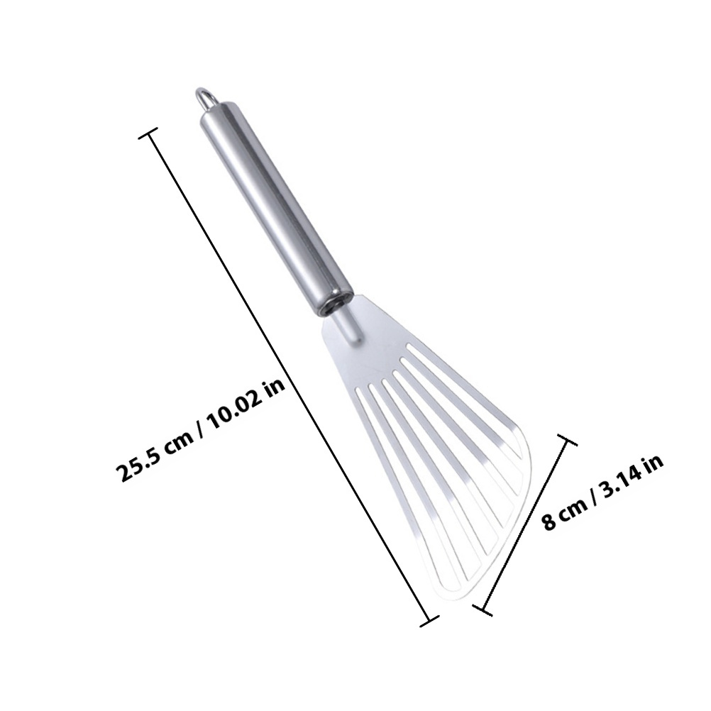 3 個ステンレス鋼スパチュラステーキフライ魚用スロット付きタ - Kitchen Baking Utensil のレビューと価格