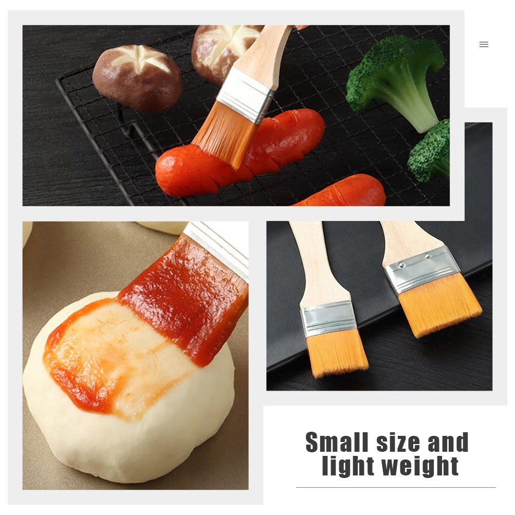 2 個のナイロン製ベースティングブラシ バーベキューグリル用 - Kitchen Baking Brush のレビューと価格