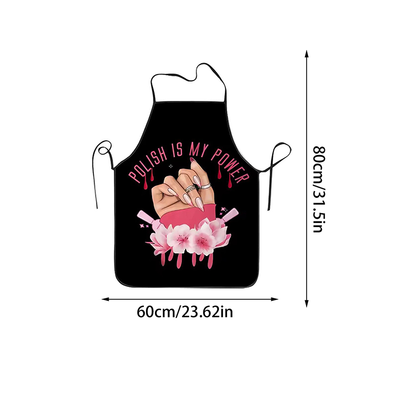 1 個ネイルアート印刷美容キッチン女性エプロン家庭用クリーニ - Kitchen With Baking Area のレビューと価格