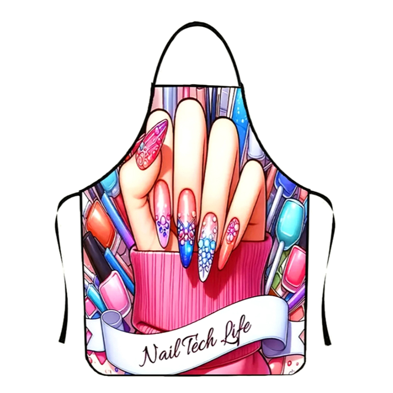 1 個ネイルアート印刷美容キッチン女性エプロン家庭用クリーニ - Kitchen With Baking Area のレビューと価格