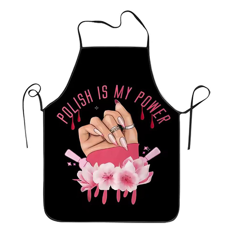 1 個ネイルアート印刷美容キッチン女性エプロン家庭用クリーニ - Kitchen With Baking Area のレビューと価格