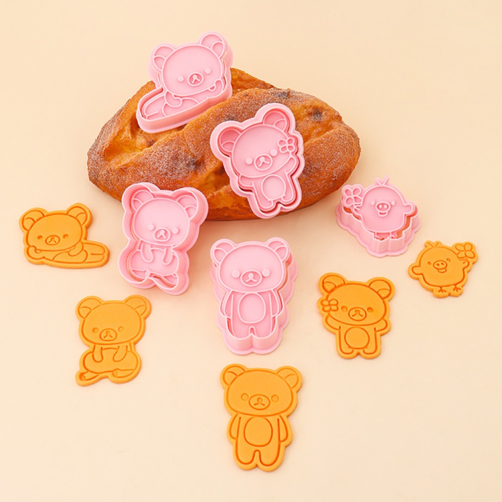 クッキーカッター漫画のクマのビスケット型スタンプキッチンベー - Kitchen Baking Utensil のレビューと価格