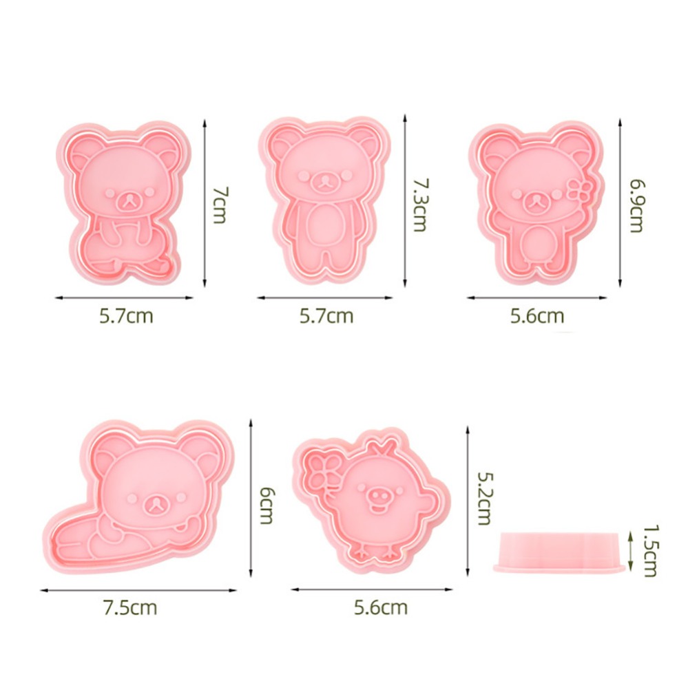 クッキーカッター漫画のクマのビスケット型スタンプキッチンベー - Kitchen Baking Utensil のレビューと価格