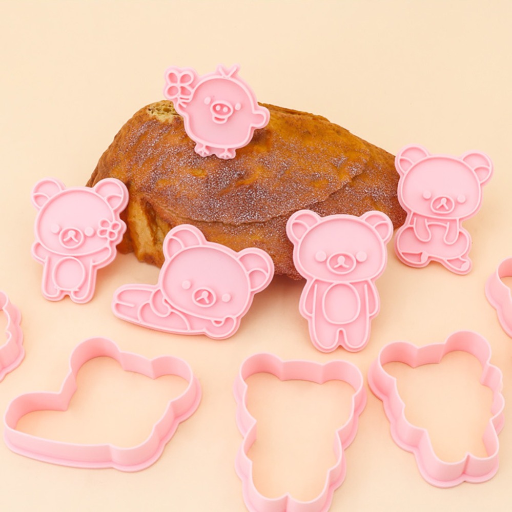 クッキーカッター漫画のクマのビスケット型スタンプキッチンベー - Kitchen Baking Utensil のレビューと価格