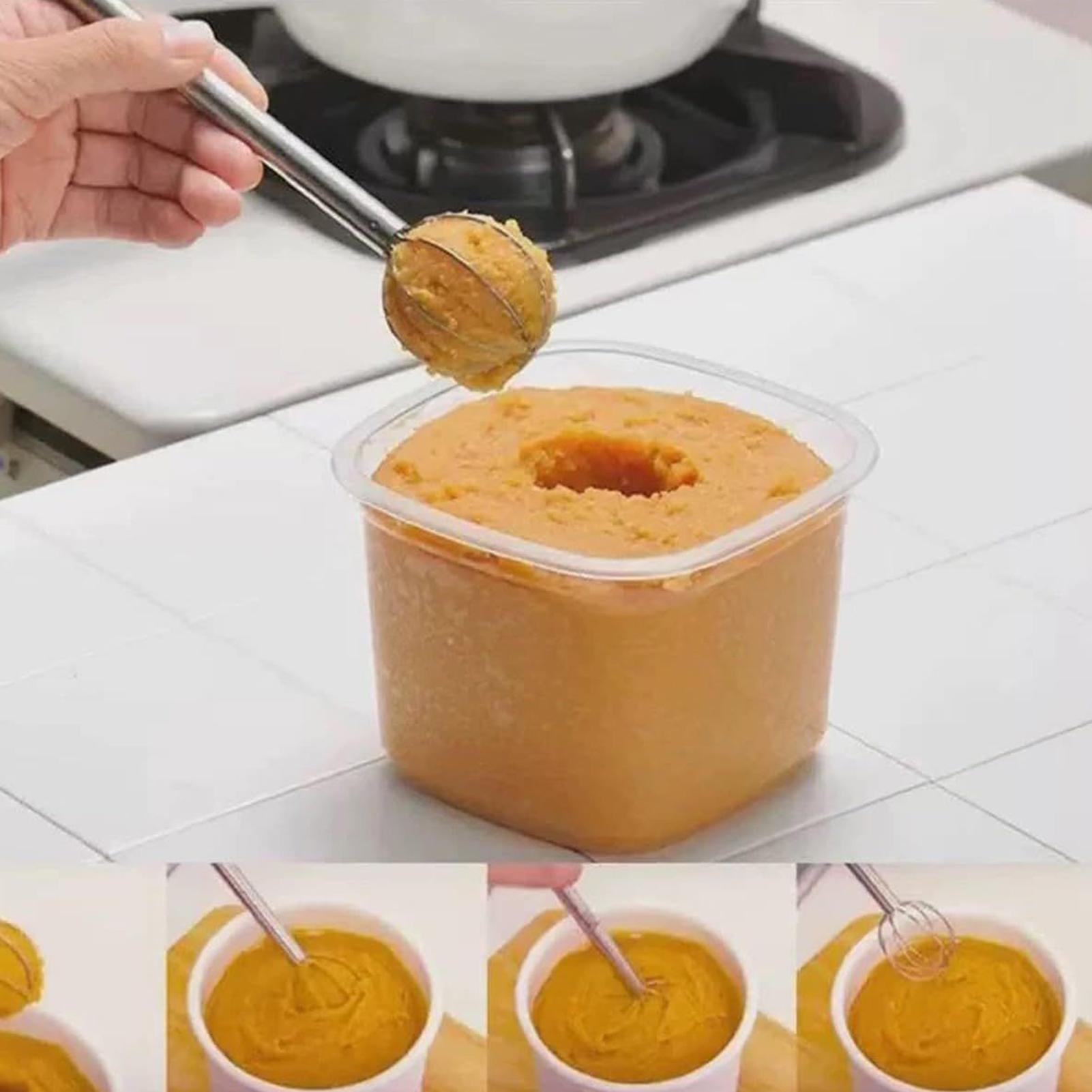 味噌かき混ぜ棒 304 ステンレス鋼 ダブルヘッド泡立て器  - Kitchen Job のレビューと価格