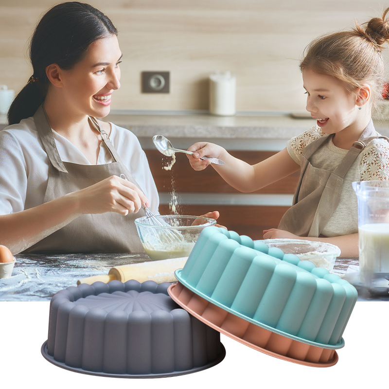 シリコン製ベーキングトレイオーガナイザー、丸型フラントレイ収 - Kitchen Baking Pan Storage のレビューと価格